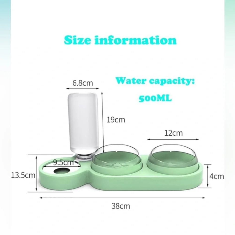 3-in-1 Pet Food/Water Station (for smaller pets)